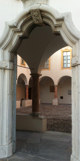 6850 Mendrisio, Eingang zum Kloster der Padri Serviti
(Museo d'Arte di Mendrisio)