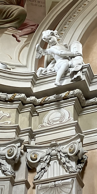 6835 Morbio Superiore, Barocke Üppigkeit in der Kirche Sant'Anna (Morbio Superiore), Foto: Bernhard Graf