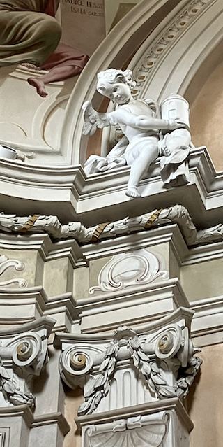 Morbio Superiore, Barocke Üppigkeit in der Kirche Sant'Anna (Morbio Superiore), Foto: Bernhard Graf