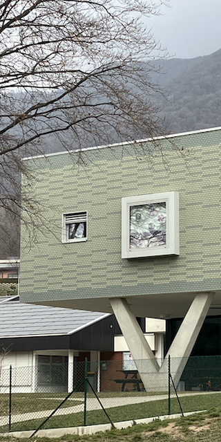 6874 Castel San Pietro, Der Kindergarten von Castel San Pietro, Foto: Bernhard Graf
