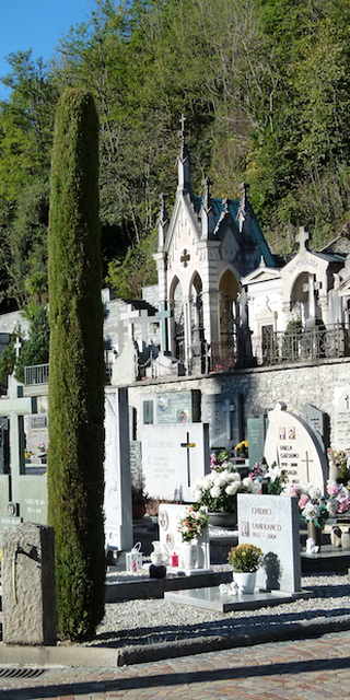 Solduno, Locarno - Auf dem Friedhof, Foto: Bernhard Graf
