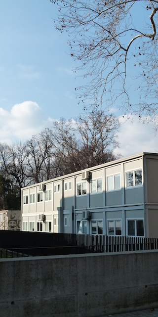 6900 Lugano 4, Baute des Lernens (Aule esterne)