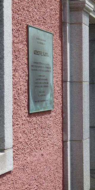 6780 Airolo, Geburtshaus von Giuseppe Motta, Bundesrat 1911-1940, Foto: Bernhard Graf