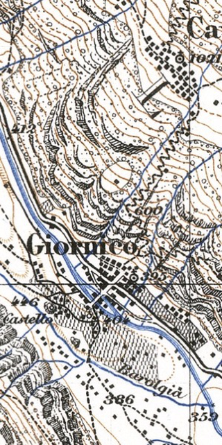 6745 Giornico, Swisstopo/Zeitreise/Giornico 1880