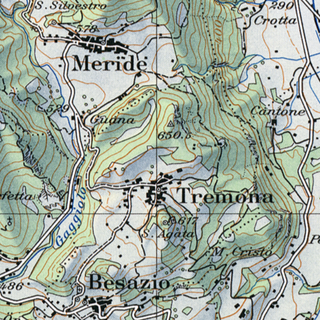 6866 Meride, Landeskarte 1:25'000; Ausgabe 1966.